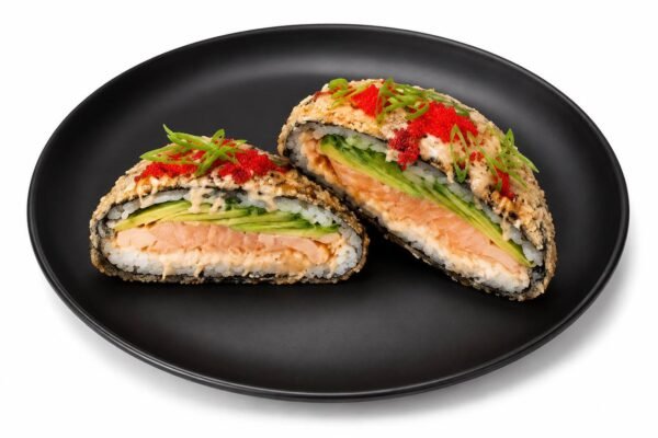 Salmon Sushi Burger